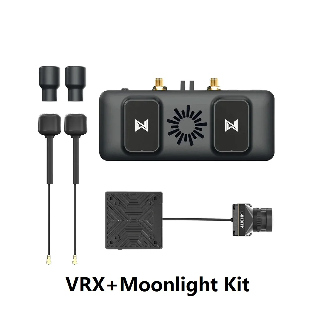 CADDX Walksnail Avatar VRX 10km 4 Antenne HDMI-compatibel 1080P/60FPS HD Pro Kit Dual Antenna Moonlight Kit voor FPV Lage Latency
