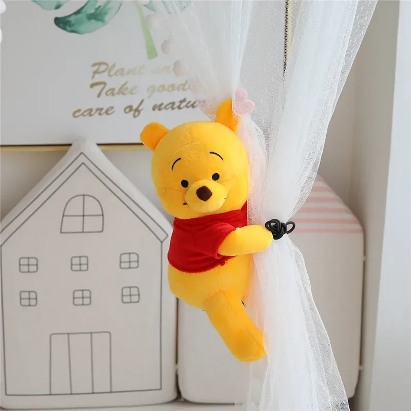 Disney Winnie The Pooh/honey Pot Plush Curtain Tie Decorative Doll Cute Cartoon Plush Animal Room Office Curtain Cute Gifts