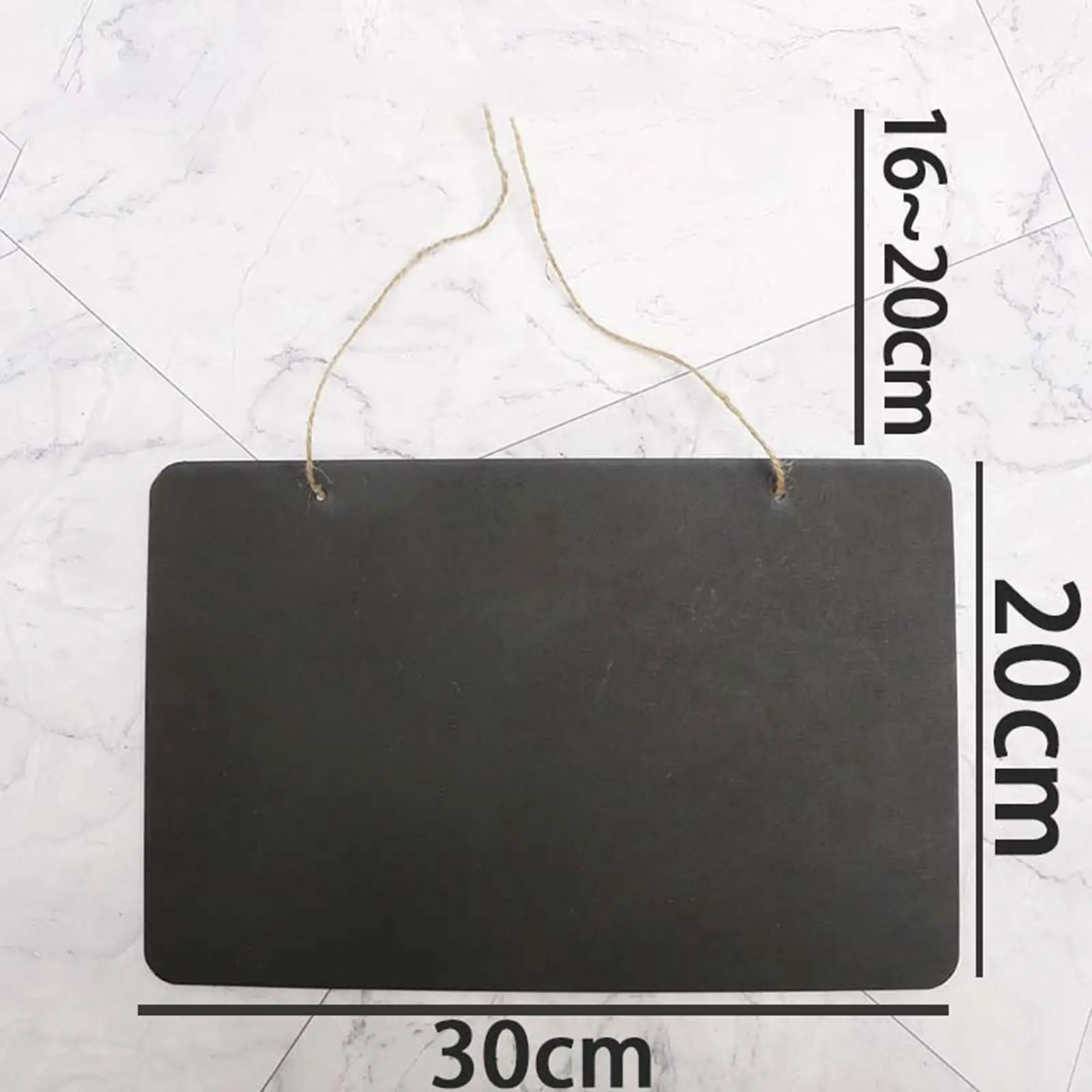 Piccoli lavagne sospese Segni Lavagna in legno bifacciale Tag Wordpad Mini