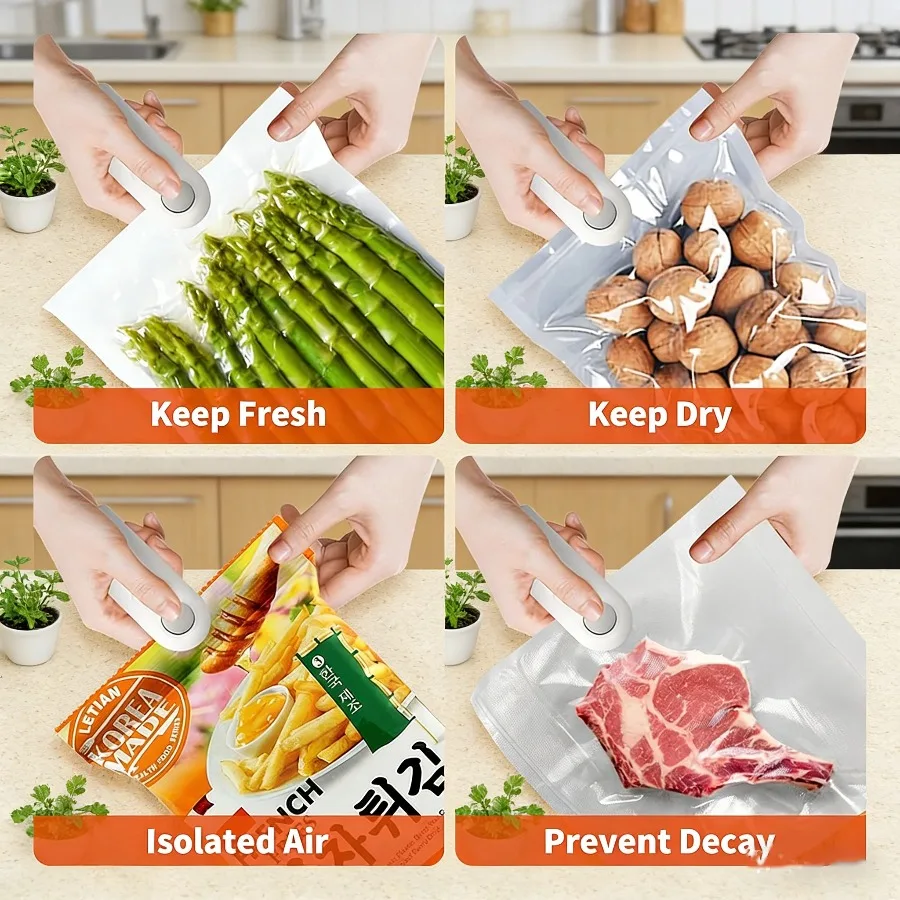 Mini Handheld Heat Sealer, Portable Plastic Bag Sealing Machine for Food, Snacks & Packaging - Image 5