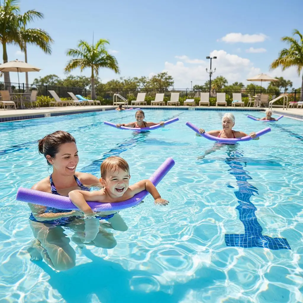 

Water Sports Foam Pool Noodle Swimming Float Hollow Buoyancy Rod Learning Aid for Outdoor Pool Fun