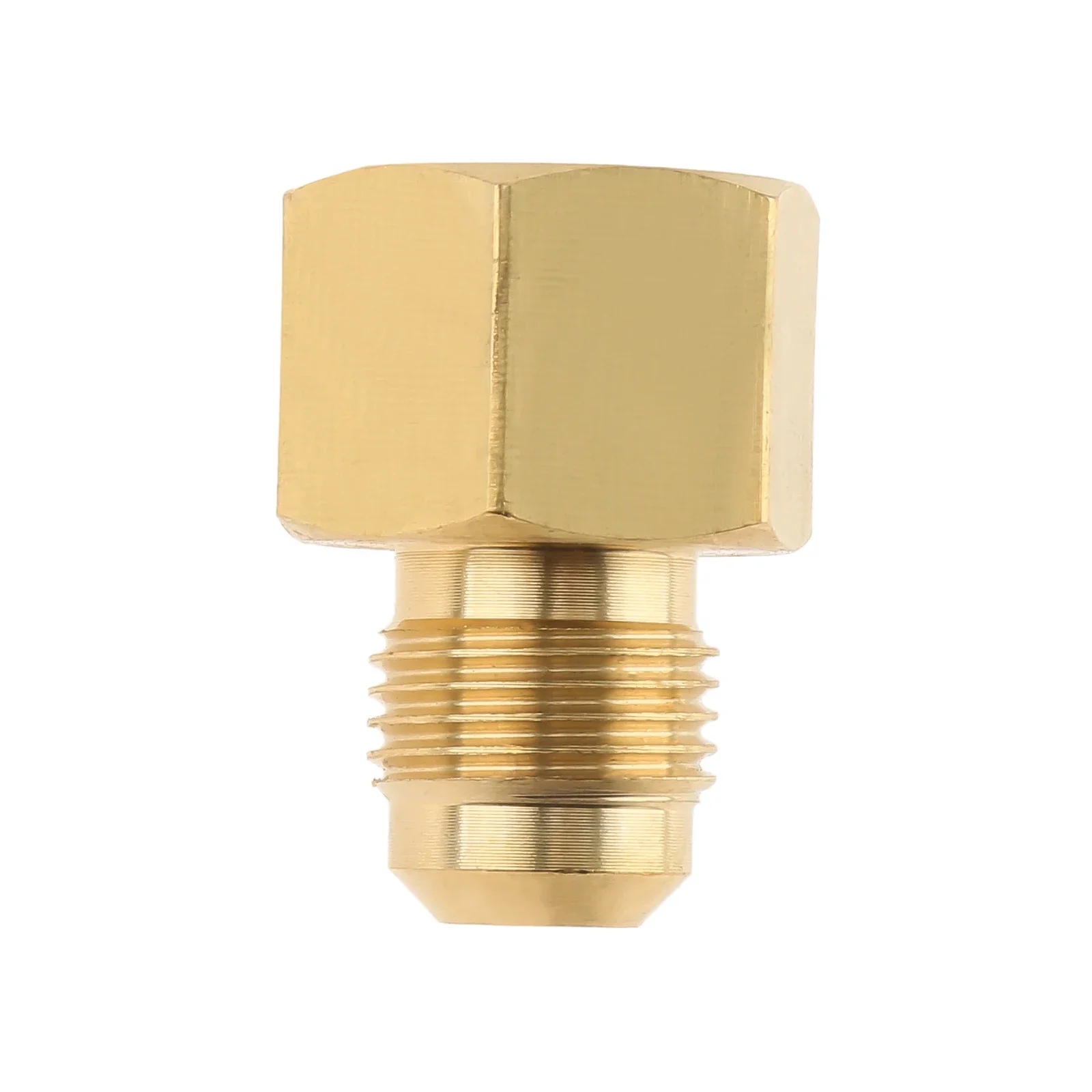 1Pc Brass Adapter 3/8" Male Flare X 1/2" Female NPT Pipe Connector for Outdoor Gas Fire Pits