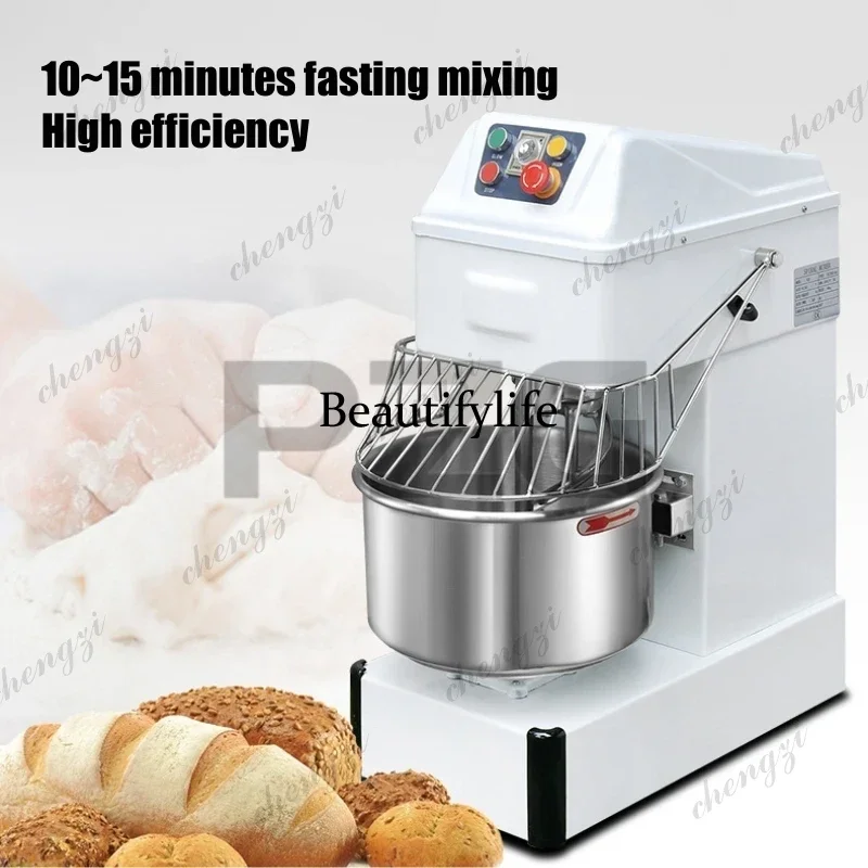 16kg Capacity Dough Kneader Pizza Dough Bakery Flour Mixer Machine Spiral Mixer Bread Dough Mixer For Commercial