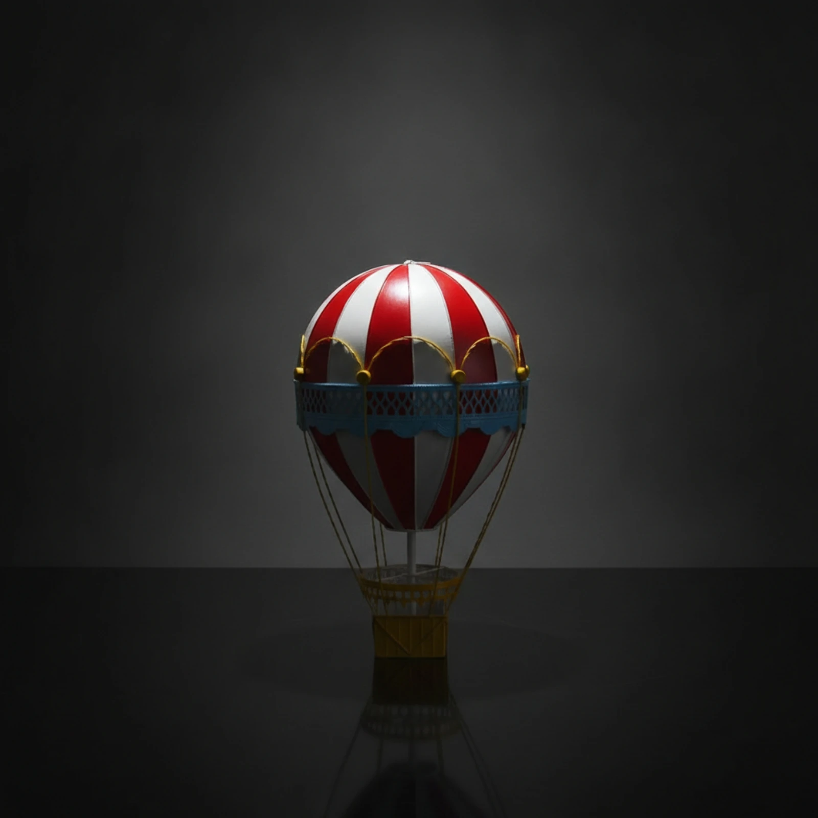 Hot Air Balloon Window Hanging Mouth-Blown Hot Air Balloon Hanging Ornament Gift-Ready Lightweight for Decorators, Photo Shoots