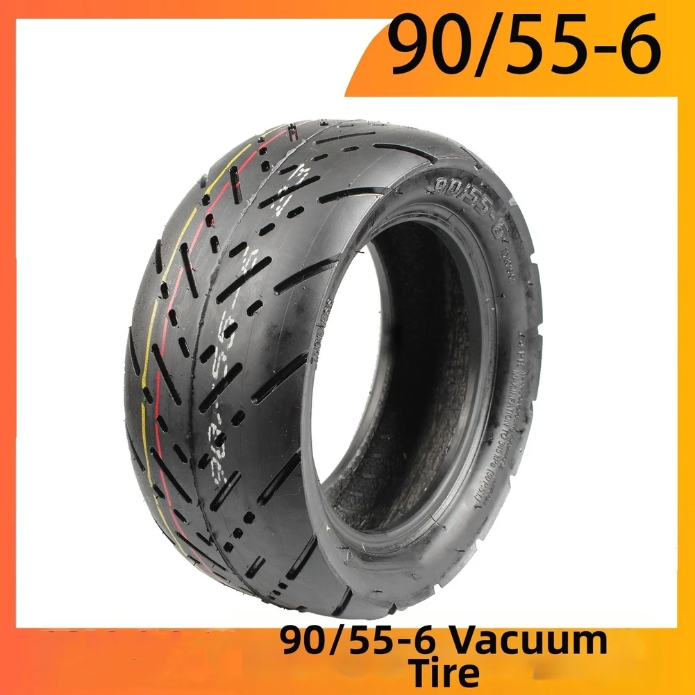 90/55-6 Tubeless Tire For Electric Scooter Off Road Karting All Terrain Tubeless Parts & Accessories