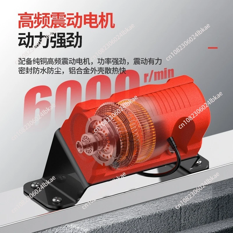 100cm Electric Concrete Polisher Level Floor Vibration Ruler Mortar Vibrator Screed Concrete Leveling Machine with Battery 48V