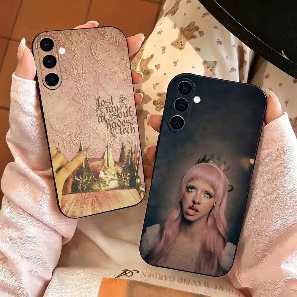 M-Melanie Martinez HADES Phone Case For Samsung Galaxy A73,A72,A71,A70,A53,A52,A51,Soft Silicone Black Cover