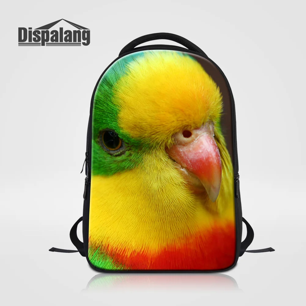 Mochila para ordenador portátil de unicornio para adolescentes, mochila colorida con animales de loro, mochila escolar de viaje para la universidad para Ipad, mochila escolar grande para ordenador para mujer
