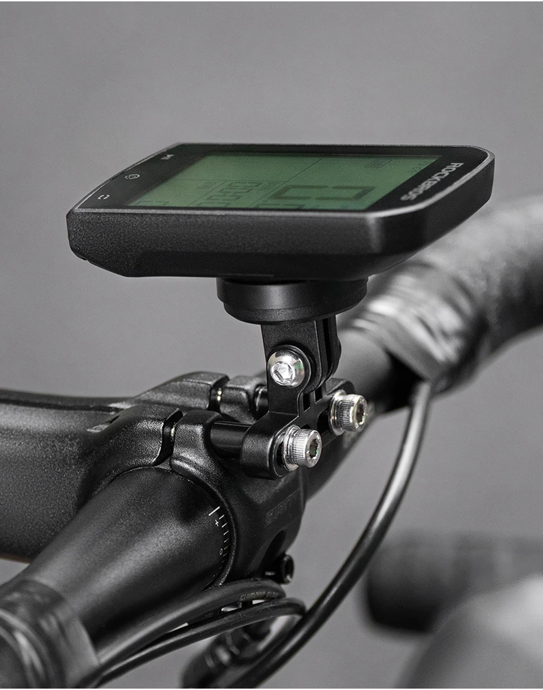 ROCKBROS Fahrradhalterung Frontlicht Lampenfassung Aluminiumlegierung Verlängerungshalter für Fahrradcomputer Wahoo Bryton Garmin Halterung – Detail 11