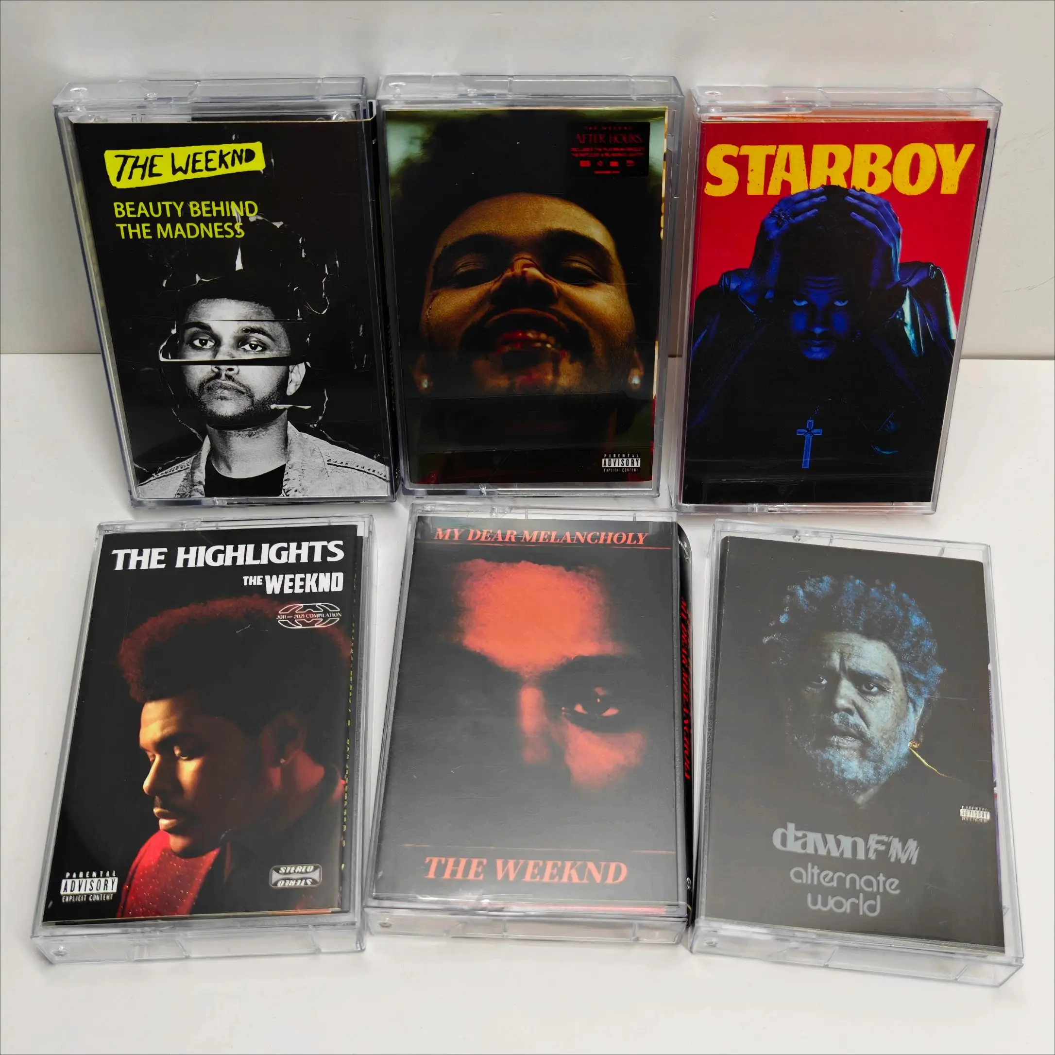 R & B The Weeknd Starboy-Cinta musical My Dear Melancoly, álbum de belleza detrás de la locura, 6 uds., casetes, juego de caja de trampas sonoras para Cosplay