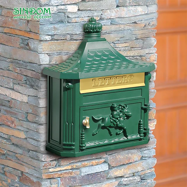 Buzon De Correos Antiguo Para Exterior Calle Hogar Periodico Buzones AliExpress