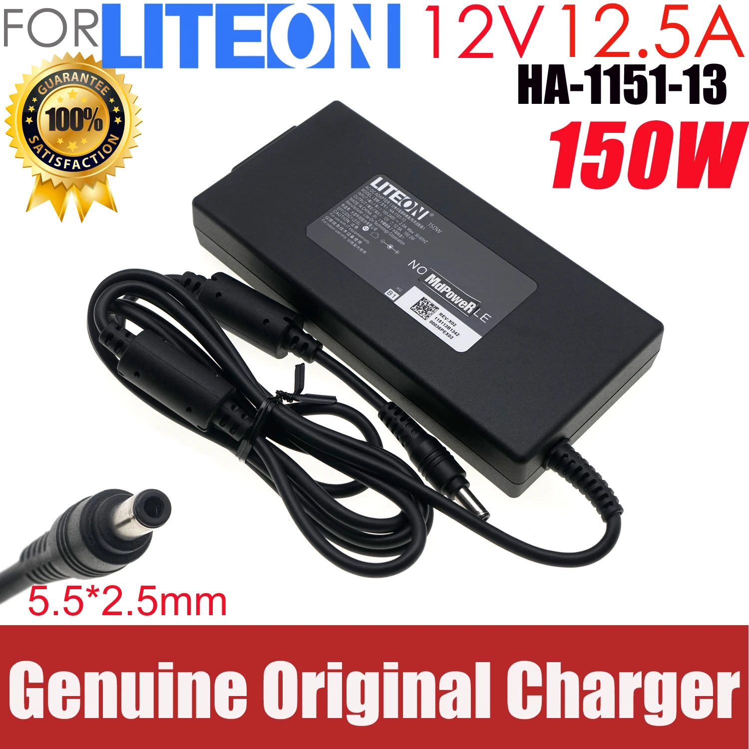 LITEON HA-1151-13 150W 12V 12.5A AC Adapter for QNAP TS-451 TS-451+ TS-451A TS-431P TS-431P2 TS-453A TS-453D NAS Power Supply