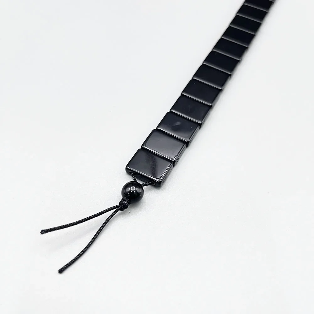 NJ93 جديد الوردية الرجال عالية الجودة الاكريليك الخرز بين الوجه الصلاة أساور التأمل مجوهرات فنجر الضغط اكسسوارات #4