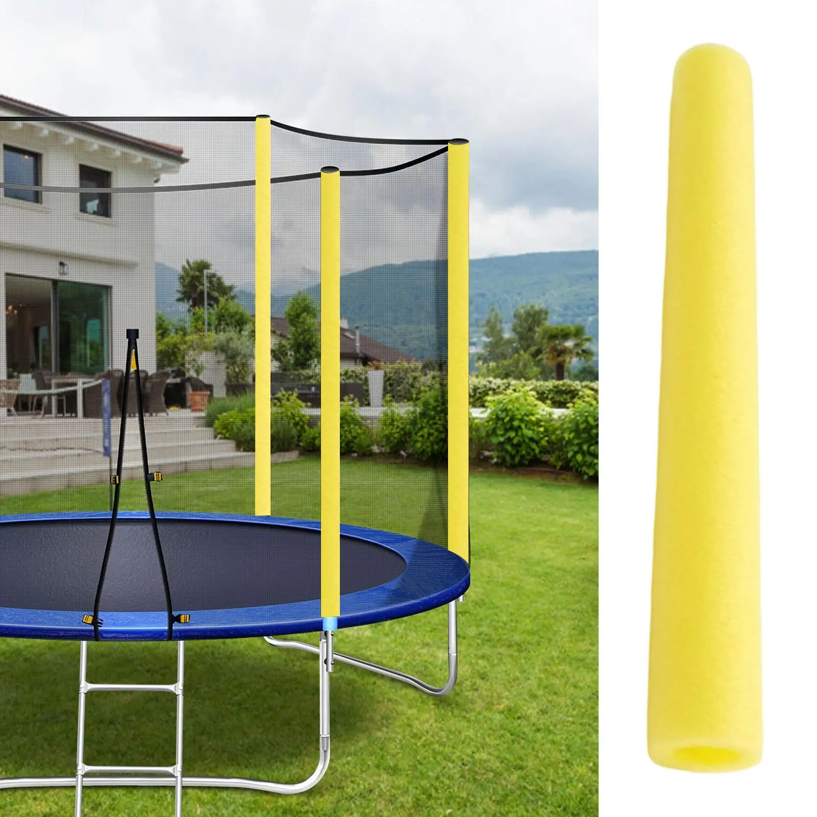 Trampoline Pole Foam Padding Waterproof Enclosure Replacement Parts Trampoline Enclosure Poles Sleeve For Kids Parents Daycare