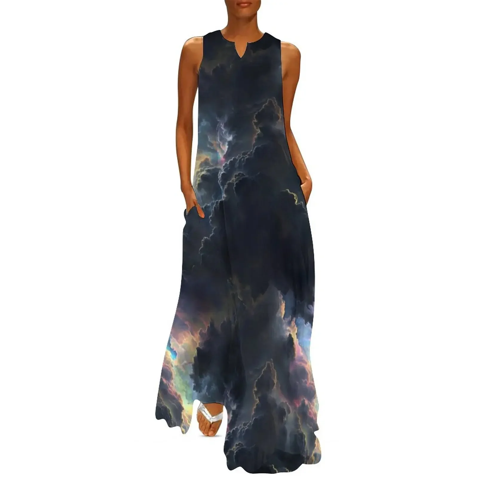

Nacreous Storm Clouds Long Dress Women's skirt evening dress women dresses for womens Dress