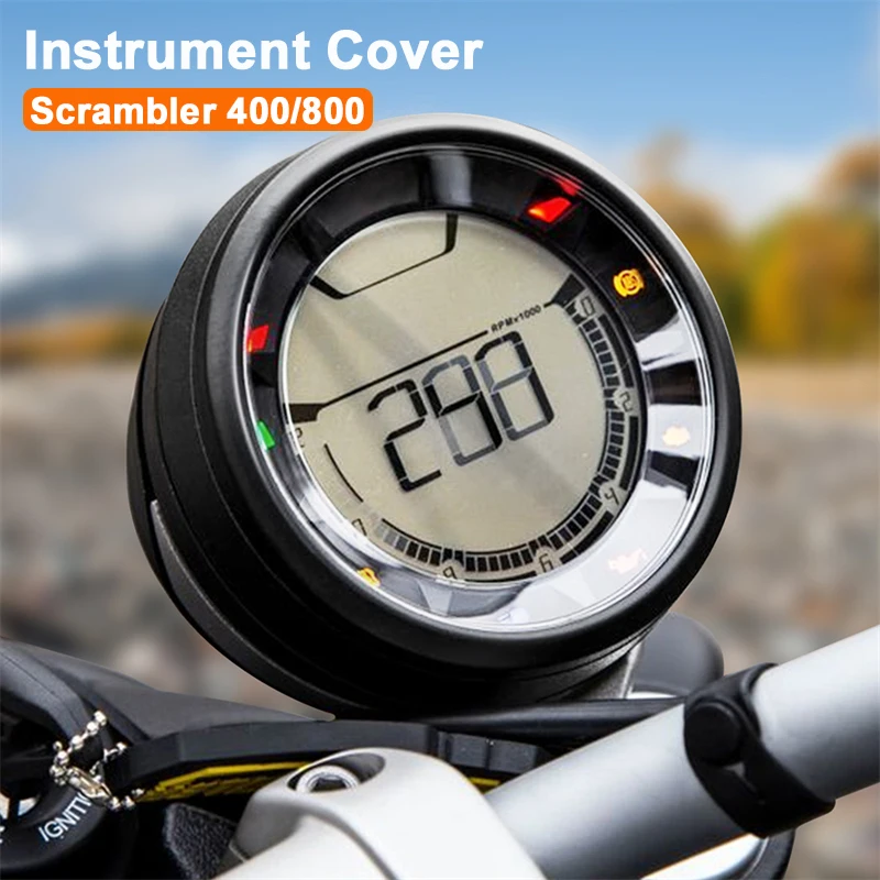 

Motorcycle Dashboard Cover Instrument Speedometer Odometer Case For Ducati Scrambler 800 400 Icon Classic Cafe Racer Desert Sled