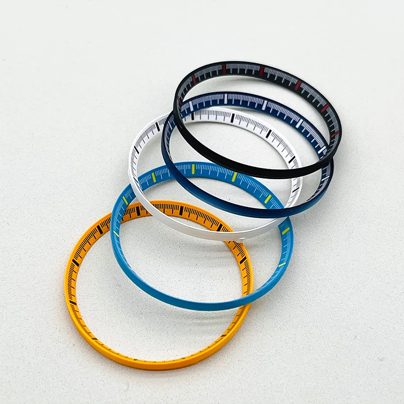 Peças de reparo do relógio plástico Seiko, selo anéis dentro diâmetro 27,5 milímetros, escala Mark, Seiko, SRPD, SKX007, SKX009, NH35, NH36, 30,5