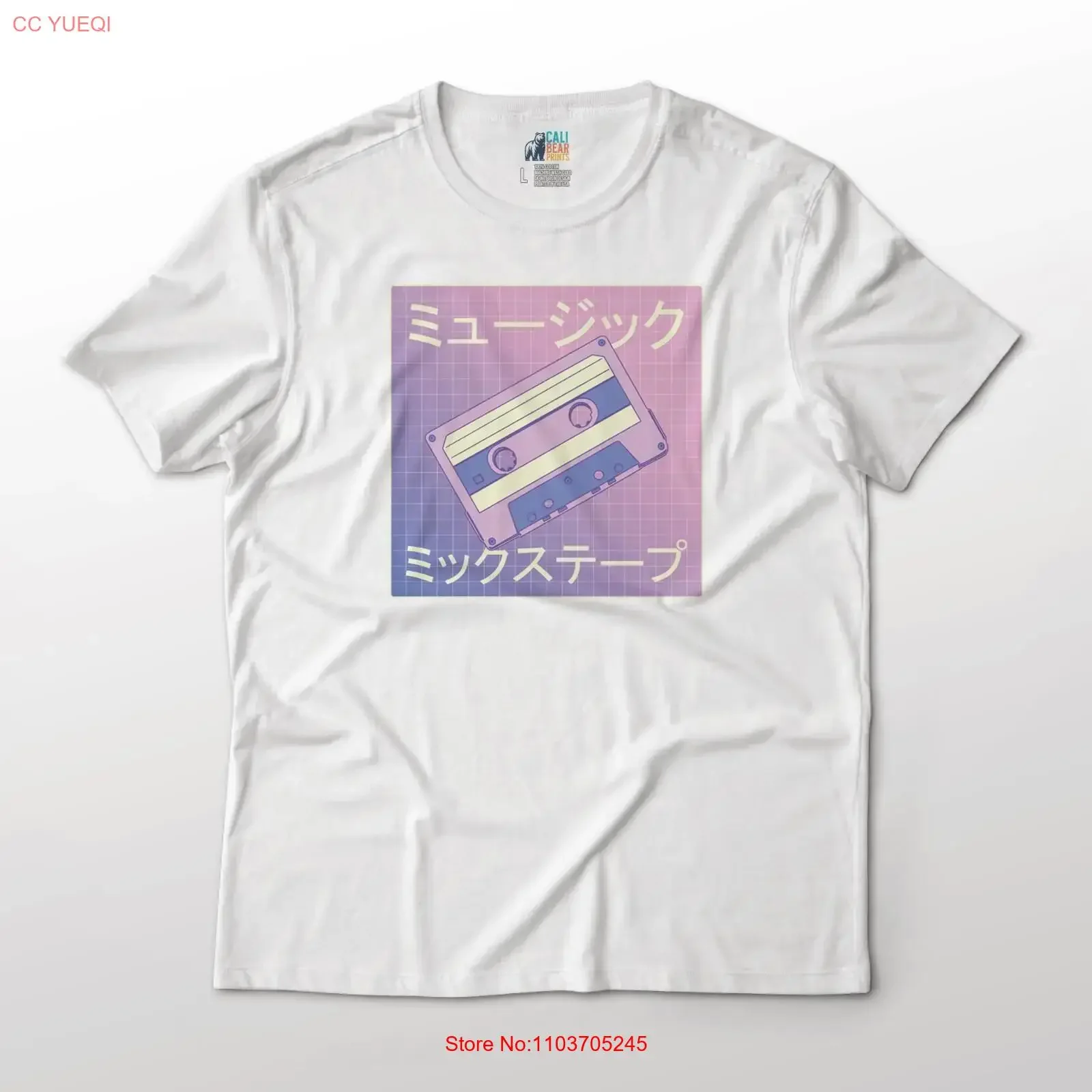 Ретро Mixtape японская чистая футболка Synthwave Art с принтом винтажная стираная унисекс стильная мужская дышащая повседневная растянутая футболка Ретро Mixtape японская чистая футболка Synthwave Art с принтом винтажная стираная унисекс стильная мужская дышащая повседневная растянутая футболка