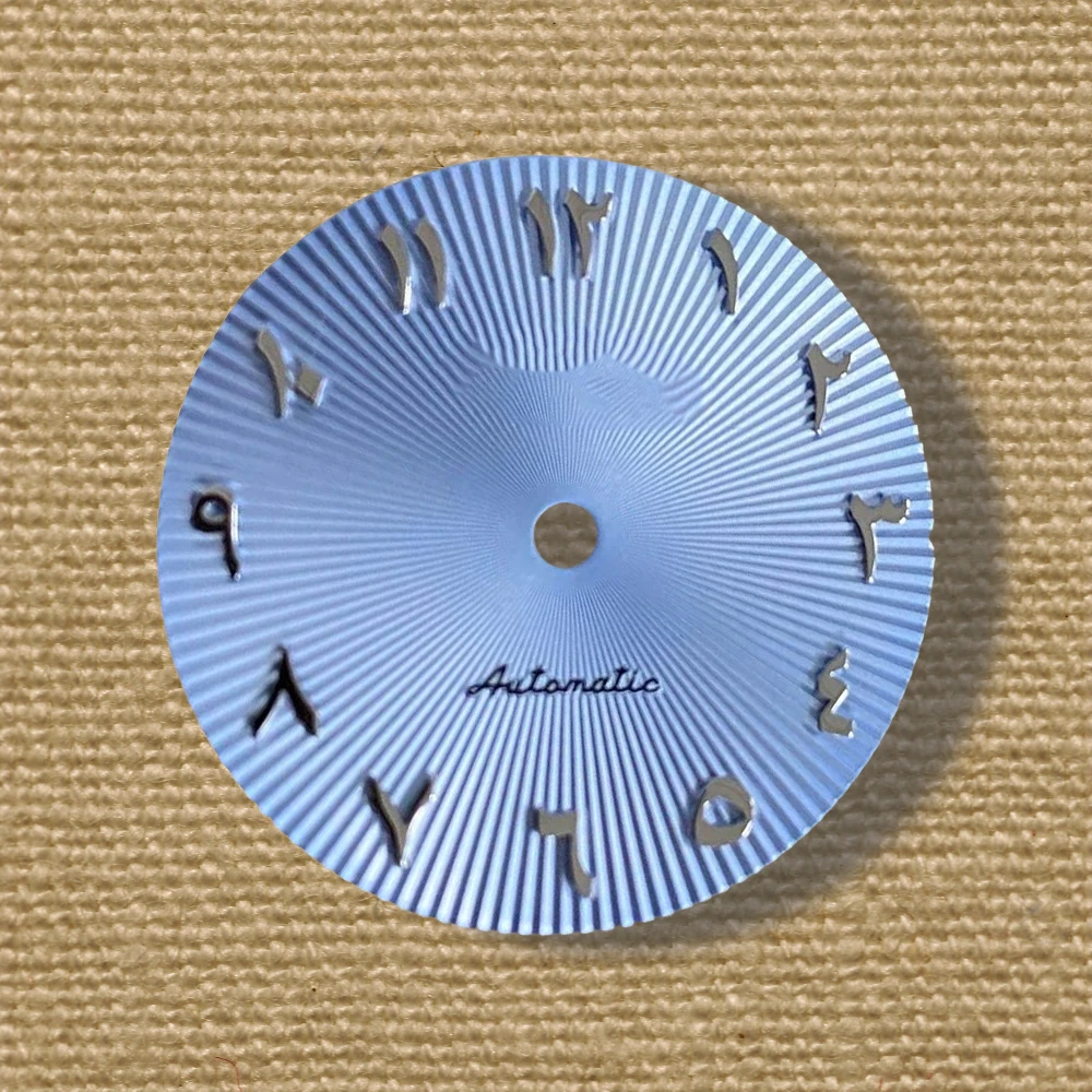 جودة عالية 28.5 مللي متر S شعار عربي NH35 قرص 3/3.8/4.2 تاج الساعة مناسب لحركات NH35/NH36 ملحقات NH35