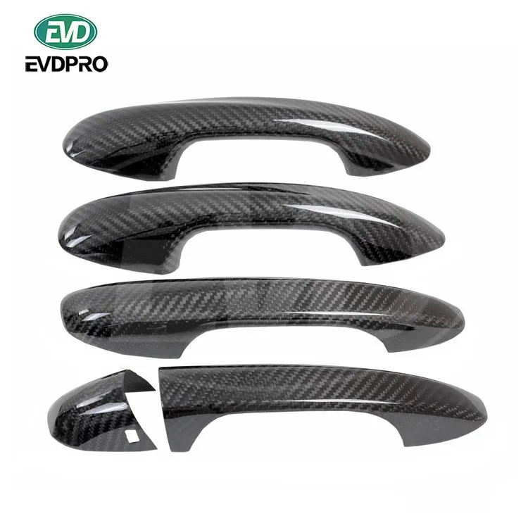 

FOR 2015-2018 MERCEDES BENZ C-CLASS W205 AMG C63 CARBON FIBER DOOR PULLS HANDLE RHD