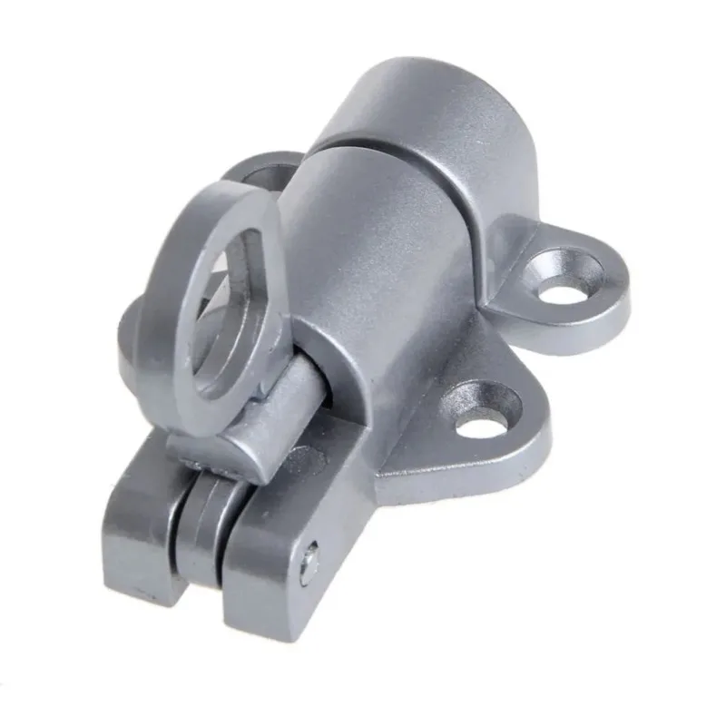 

B50C Automatic Locking Mechanism Aluminum Door Bolt-Self-Closing, 1 Set Silver Gray, Universal Fit, Easy Installation