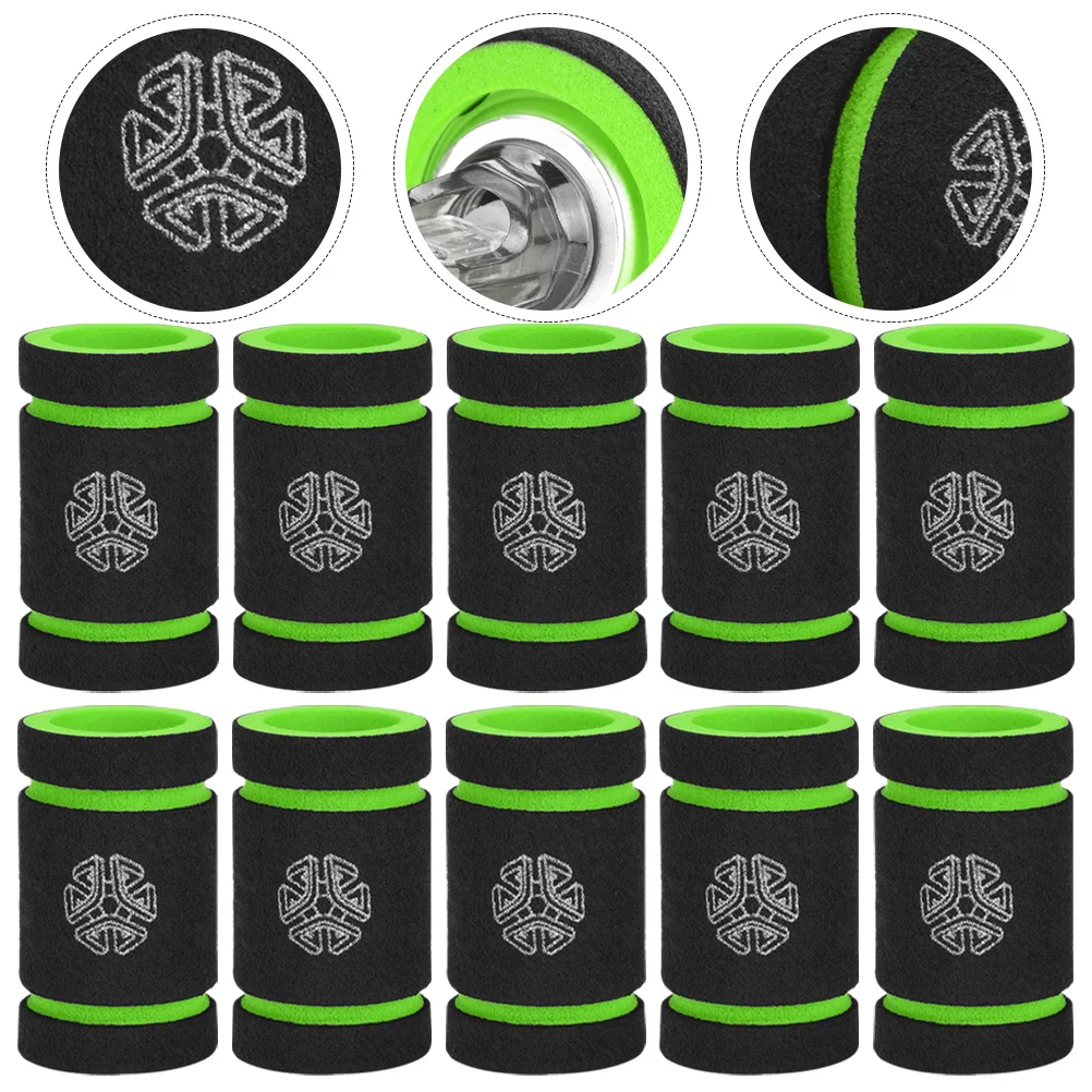

10Pcs Tattoos Grip Covers Elastic Sponge Handle Protector Non Slip Protective Sleeve Supplies