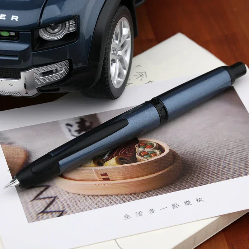 Hot New Colors MAJOHN A1 Press Fountain Pen Fine Nib Retractable Metal With Clip & Converter For Writing