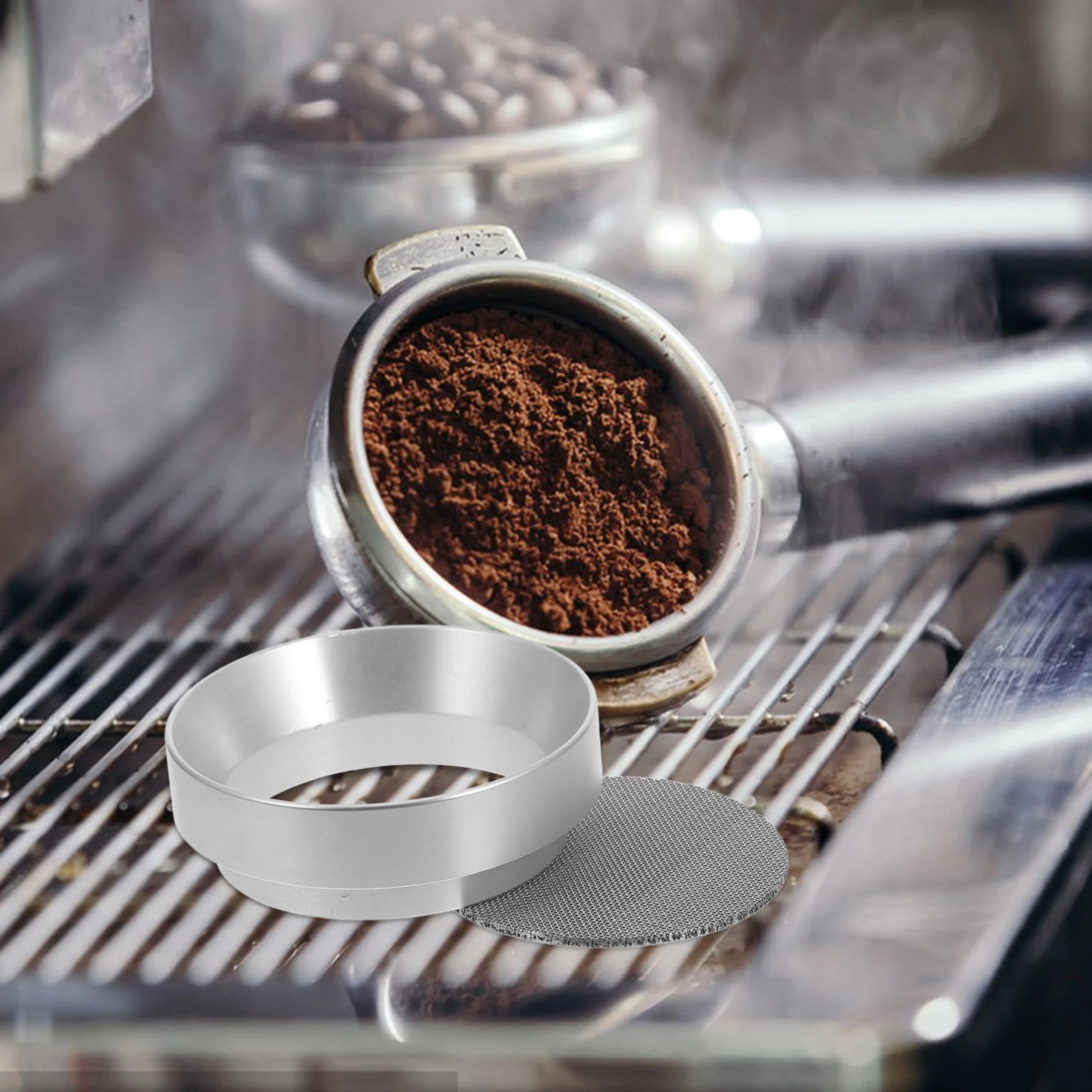 

Coffee Handle Powder Ring Filters Cone Holder Storage Basket Disposable Holders for Counter Feeder