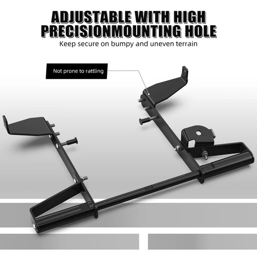 Imagen 2 del producto NICECNC Raptor 700 barra de agarre trasera para Yamaha Raptor 700R 2006-2024 aluminio de grado de avión + portaequipajes trasero ATV de acero inoxidable