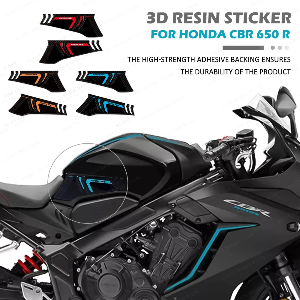 

For Honda CBR 650 R 650R Motorcycle Accessories 3D Epoxy Resin Tank Pad Protection Sticker New Decorative Decal