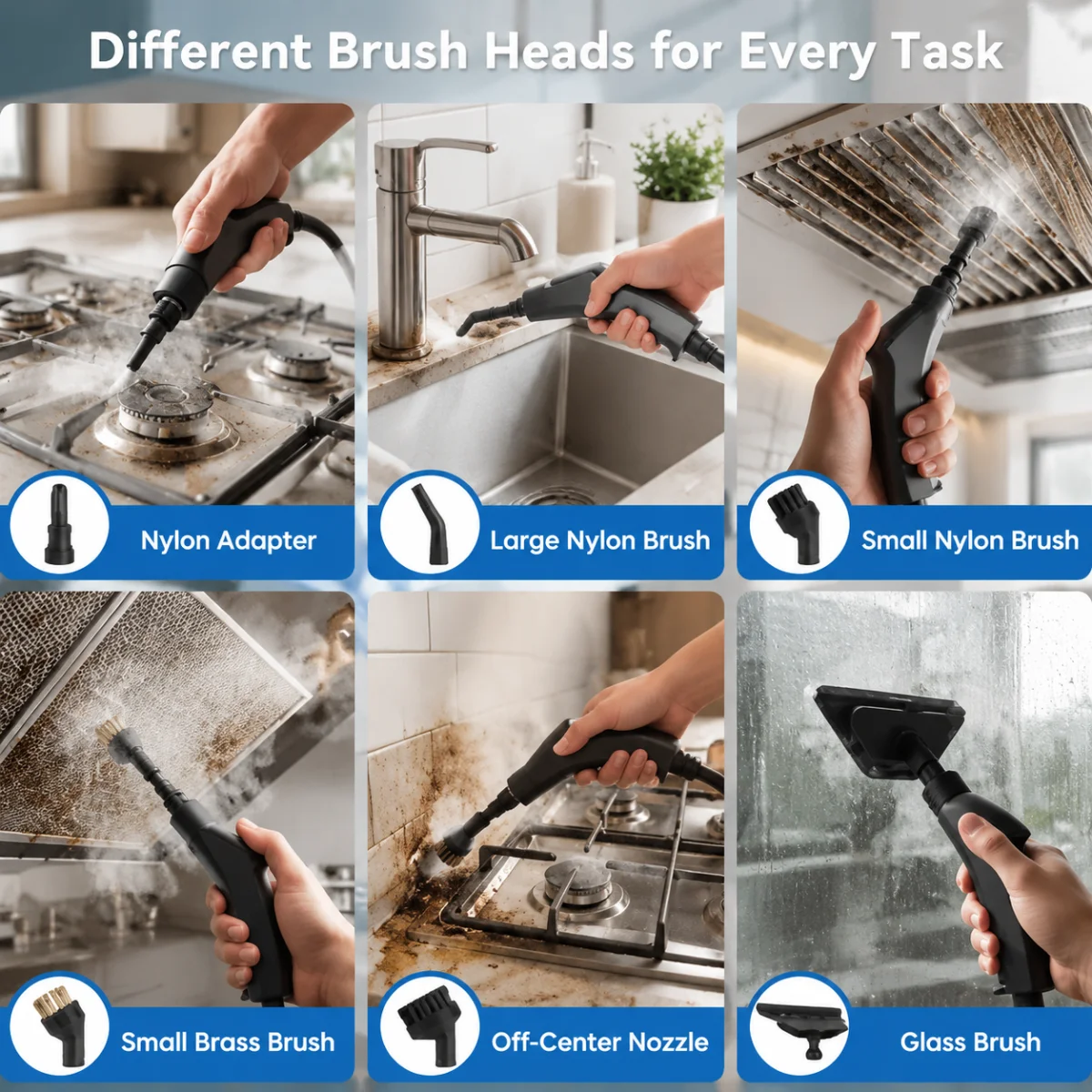 2500W High-Temperature Steam Cleaner 4