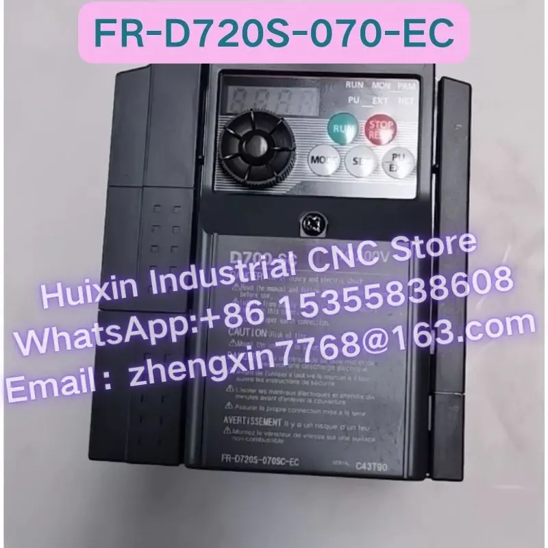 Used Frequency Converter FR-D720S-070-EC FR D720S 070 EC Normal Function Tested OK Fast delivery