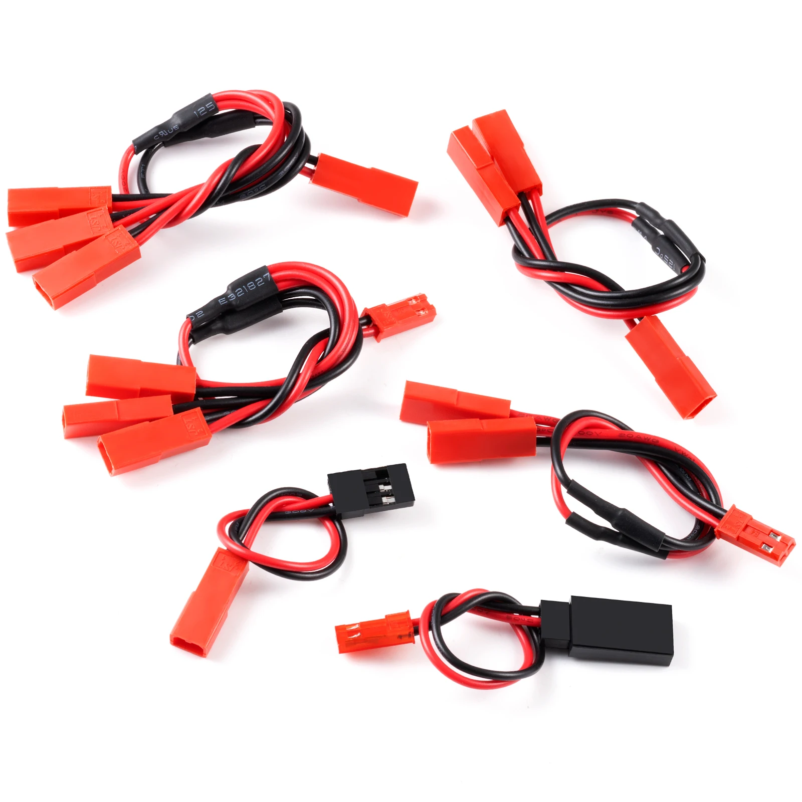 YEAHRUN 6 pezzi connettore maschio e femmina set di cavi JST per auto giocattolo RC parti di aggiornamento fai da te