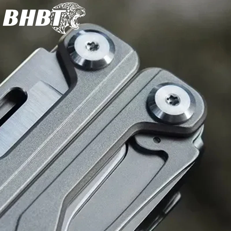BHBT 20 In 1 Titanium Alloy Multi-tool Pliers EDC Outdoor Camping Survival Gear Multi functional Tool Pocket Multi Tool
