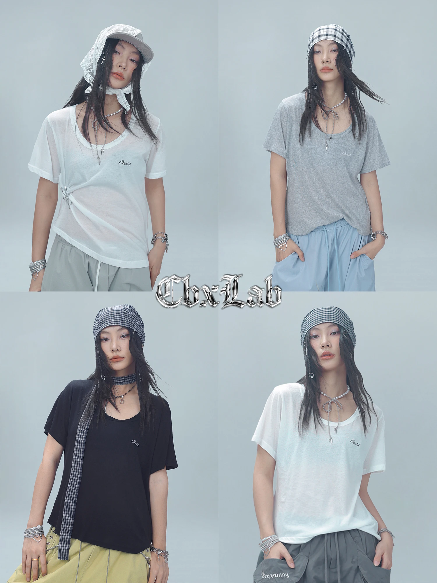 

CBXLAB Street Dance Trendy Brand Summer Cool Jazz Slim Lazy Top Хип-хоп Street Dance ort Sve Cover up Модная футболка