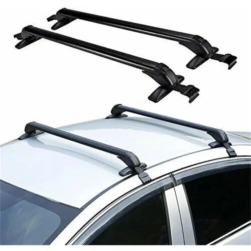 2PCS Top Roof Rack Cross Bar Fits for Honda Civic 2006-2020 Universal Car Roof Bars with 2 Keys 165LB High Load Capacity