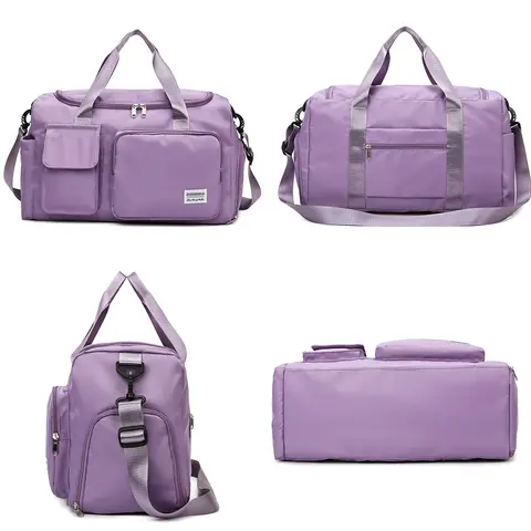 Lejonkungen Tecknad Resväska Stor Kapacitet Förvaring Axelväskor Gym Duffelväska med Skofack Bärbar Handväska 8 best sales lejonväska - №1