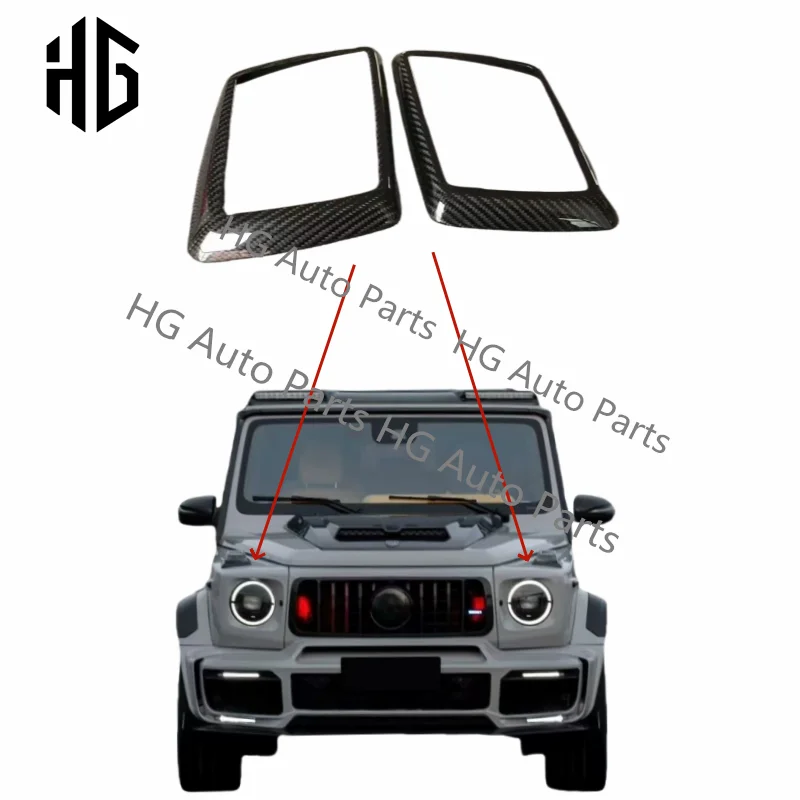 Real carbon fiber turn signal lamp body parts for mercedes bens g class wagon w464 g63 g500