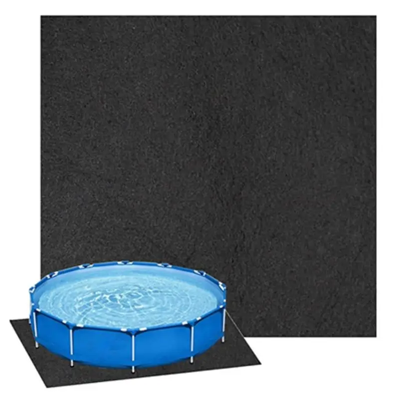 U13F Rutschfeste Boden-Pool-Unterlage, zuschneidbare Pool-Liner-Kissenmatte für sichere Outdoor-Aktivitäten für Kinder und