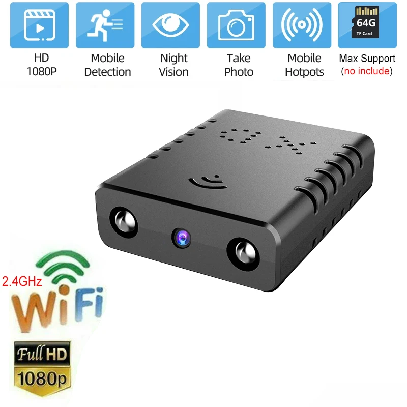 Mini Camera 2025 XD Intelligent WiFi Mini Camera Home Indoor Night Vision Safety Protection Audio Video Recorder