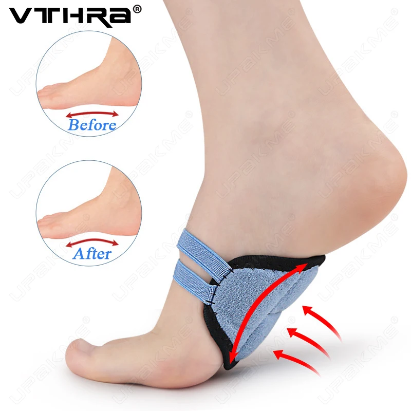 VTHRA Magnetic Flat Feet Correctors Orthopedic Foot Arch Support Cushions Insoles Plantar Fasciitis Support Bandages Unisex Pads