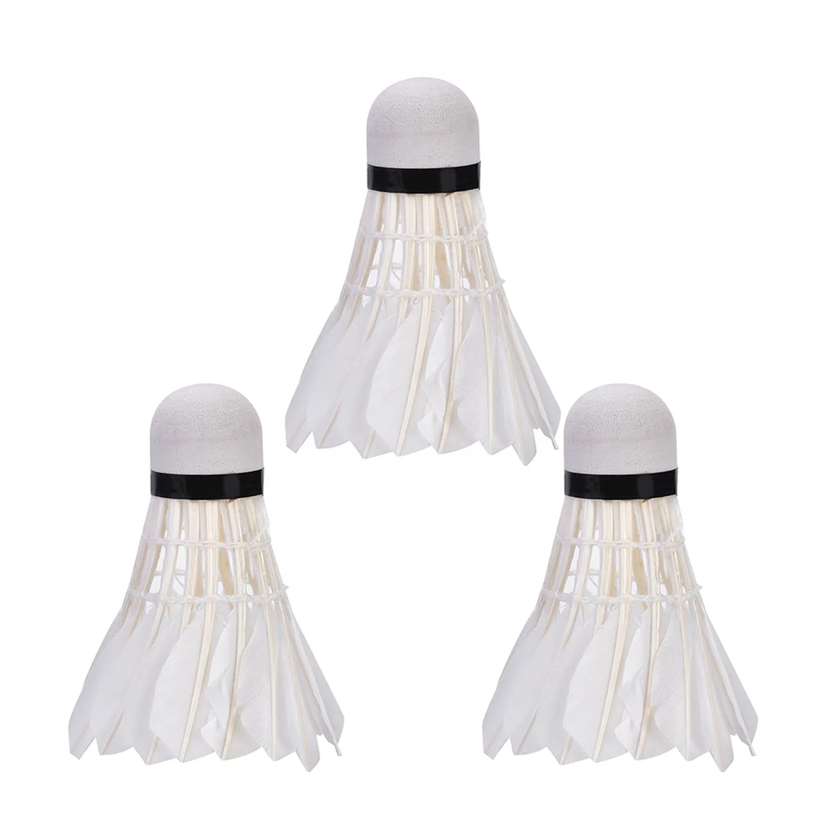 

3Pcs Badminton Shuttlecocks for Outdoor Indoor Ball Sport Training Entertainment