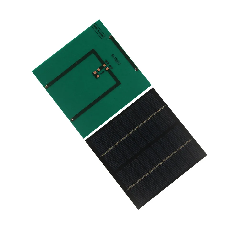 2W 9V 220mA Mini Solar Panel Polycrystalline Solar Cell Module DIY Solar Charger Square Solar Plate 115*115*3MM 2PCS