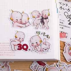 40PCS 귀여운 통통한 스티커 공예품 및 Scrapbooking 스티커 책 학생 라벨 장식 스티커 어린이 장난감