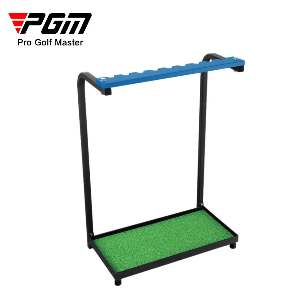 PGM Golf Pole Stand Organizer Equipment Storage 9 Holes Golf Club Rack Durable Golf Course Supplies ZJ005