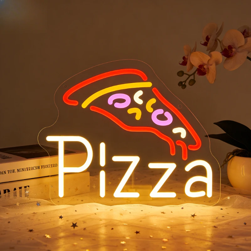 自家製ピザ-led-ネオンサイン-カラフルなトッピング付き-キッチン-バー-カフェ-ホームデコレーション-グロー-ロマンチックな照明-ギフト-ウォールアート