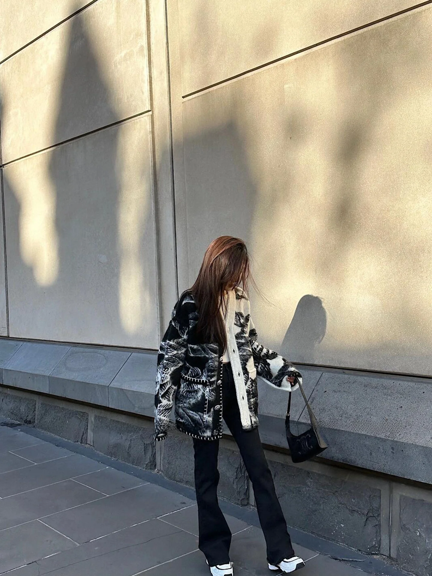

Loose Knitted Woolen Cardigan V-Ne Lazy Sle Korean Version Women's Sweater Coat Autumn Winter New Arrival Fem Faion