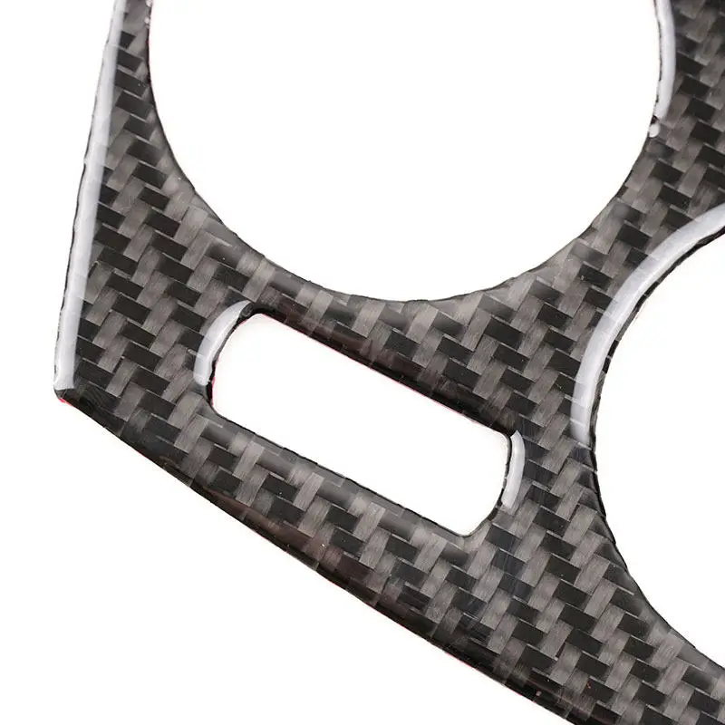 For Subaru Impreza 2009 2010 2011 Car Accessories Central Air Conditioning Knob Control Panel Frame Cover Soft Carbon Fiber Trim - view 4