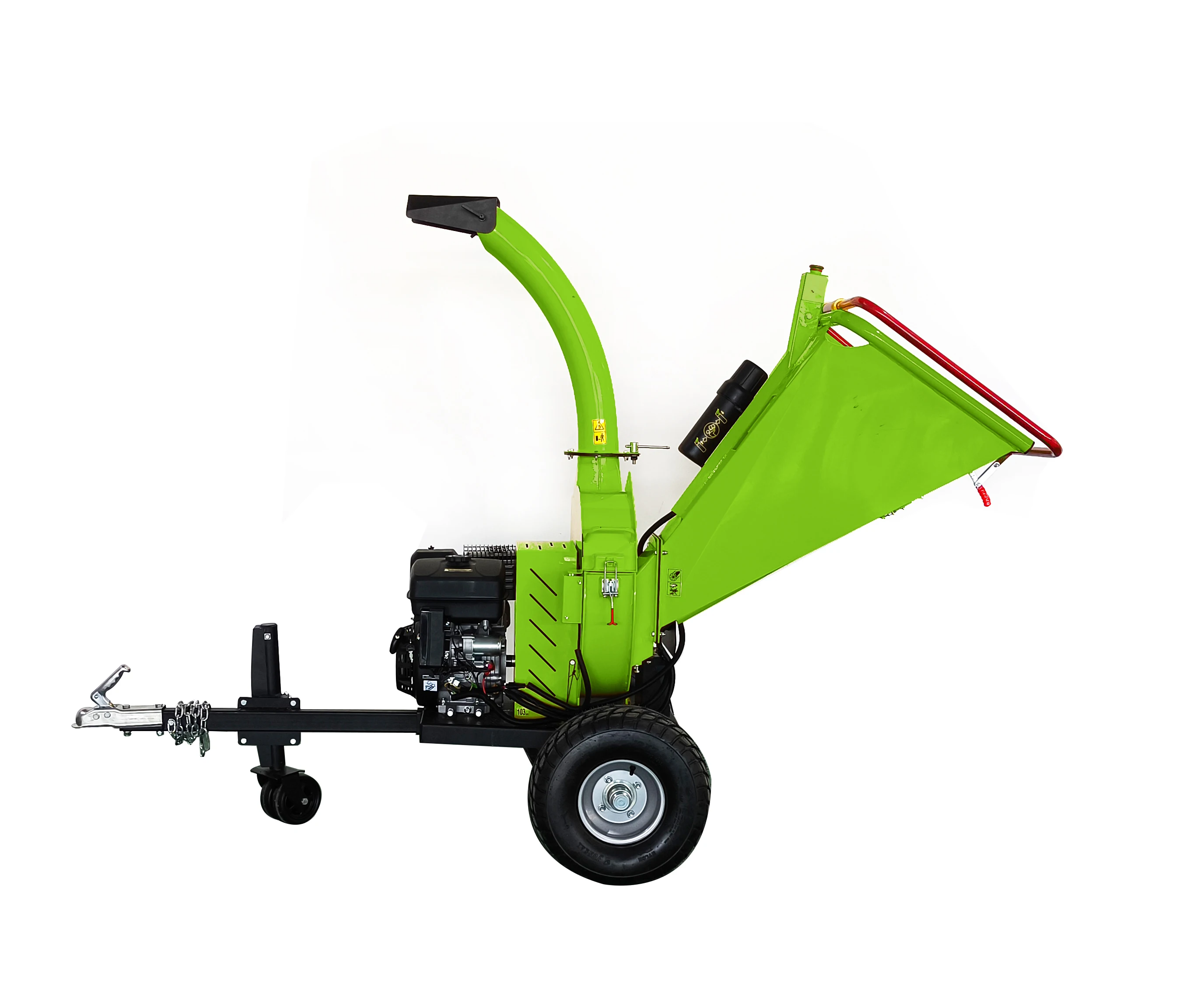 

Mobile Petrol Commercial Shredder Small Mulcher Wood Chipper Made in China