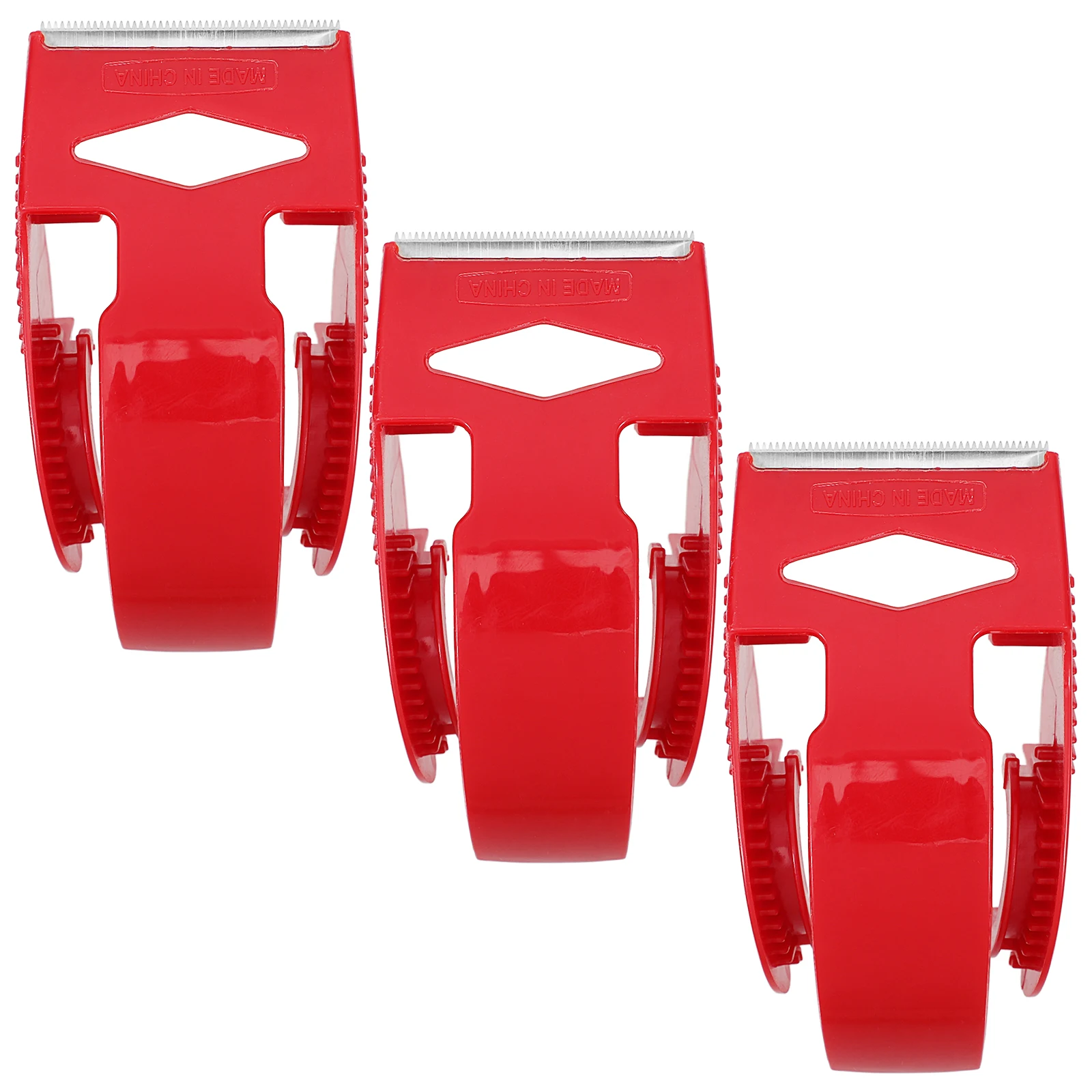 

3pcs Adjustable Handheld Tape Dispenser Heavy Duty Packaging Sealing Tool For Moving Shipping Boxes Lightweight Plastic